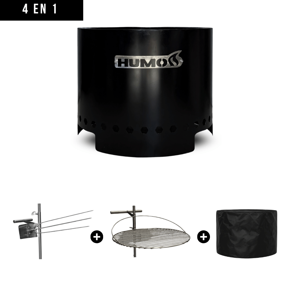 Brasero x60 + Spiedo + Parrilla + Funda