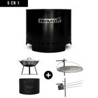 Brasero x60 + Disco + Spiedo + Parrilla + Funda