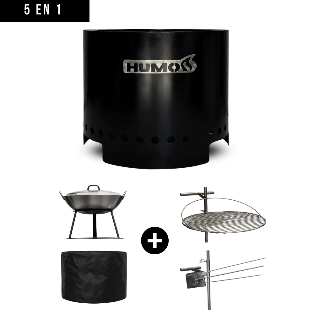 Brasero x60 + Disco + Spiedo + Parrilla + Funda