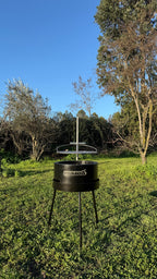 Parrilla a carbón + Mesa